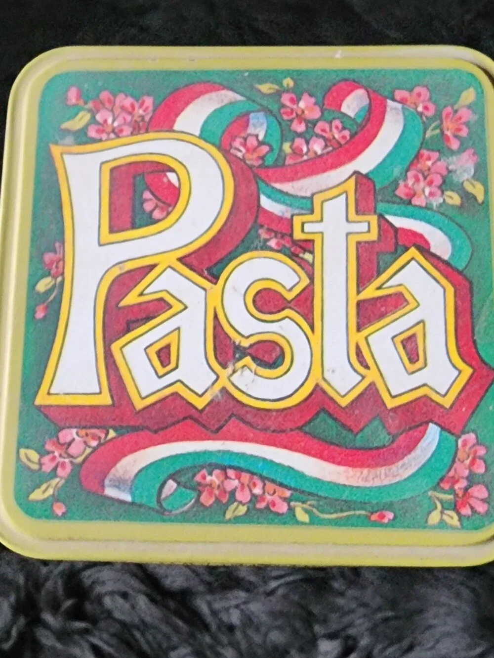 Vntg Pasta Tin 70s